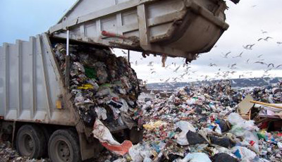 This is what happens to regular garbage